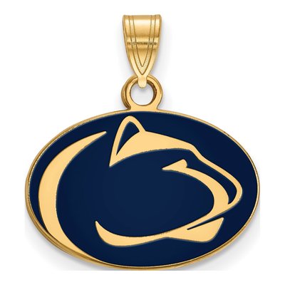 Pennsylvania State University Gold-Plated Sterling Silver Small Penn Lion Pendant