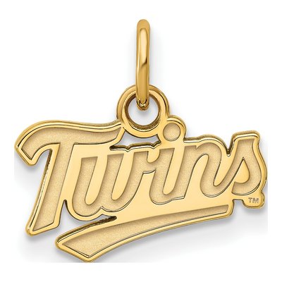 Minnesota Twins Gold-Plated Sterling Silver T-C Extra Small Pendant