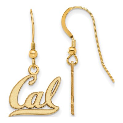 University of California Berkeley Gold-Plated Sterling Silver UC Earrings