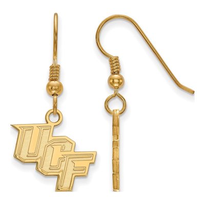 University of Central Florida Gold-Plated Sterling Silver UCF Knights Earrings