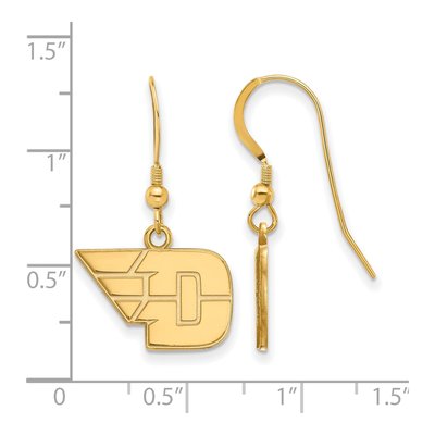 University of Dayton Gold-Plated Sterling Silver Earrings – view 2