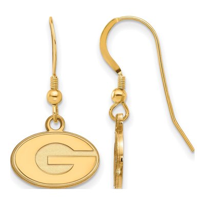 University of Georgia Gold-Plated Sterling Silver UGA Letter G Earrings