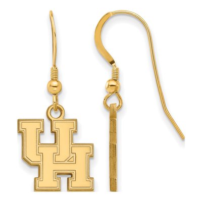 University of Houston Gold-Plated Sterling Silver U-H Small Wire Earrings