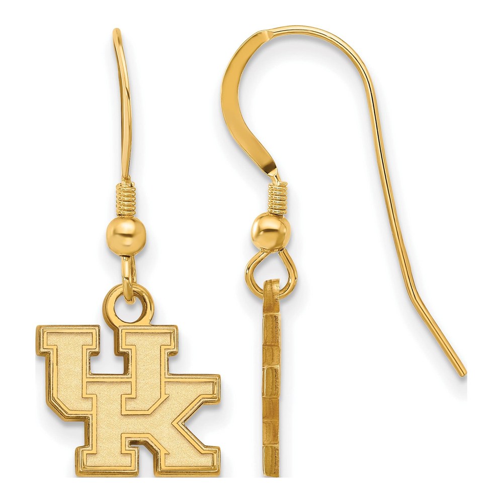 University of Kentucky Gold-Plated Sterling Silver Wildcats Earrings