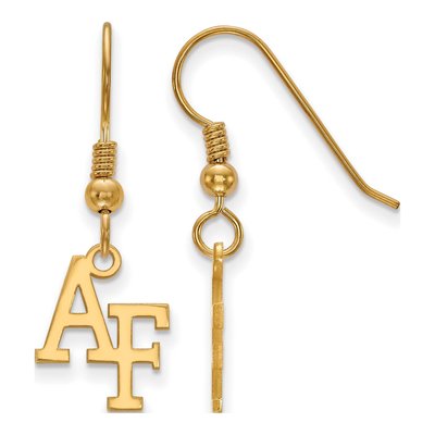 United States Air Force Academy Gold-Plated Sterling Silver Air Dangle Earrings