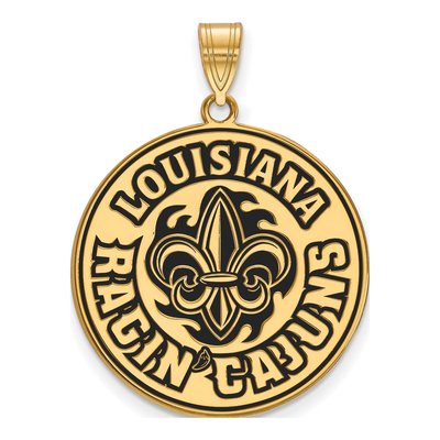 Louisiana-Lafayette Extra Large Enamel Pendant