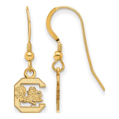 University of South Carolina Gold-Plated Sterling Silver Earrings