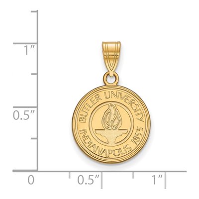 Butler University Crest Pendant | Gold-Plated Silver – view 2