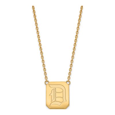 Duquesne University Gold-Plated Sterling Silver Large Letter D Necklace – view 2