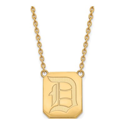 Duquesne University Gold-Plated Sterling Silver Large Letter D Necklace