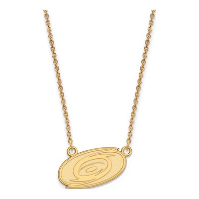 Carolina Hurricanes Gold-Plated Sterling Silver Small Pendant Necklace