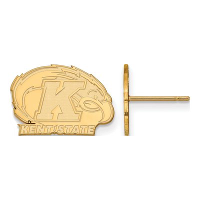 Kent State University Gold-Plated Sterling Silver Extra Small Stud Earrings