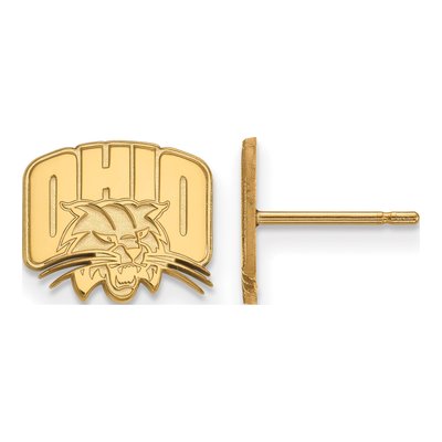 Ohio University Gold-Plated Sterling Silver Stud Earrings