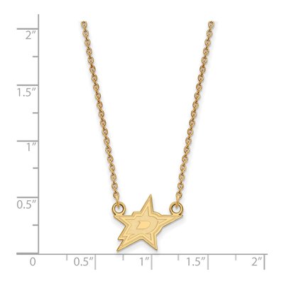 Dallas Stars Gold-Plated Sterling Silver Small Necklace – view 2