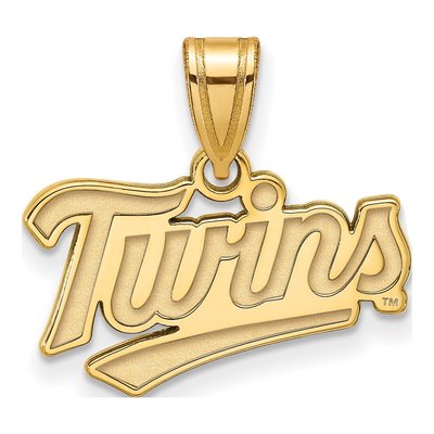 Minnesota Twins Gold-Plated Sterling Silver Small Pendant