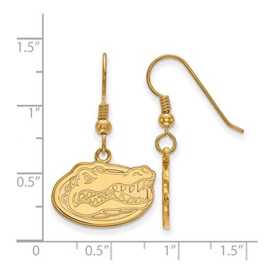 University of Florida Gold-Plated Sterling Silver Gators Earrings – view 2