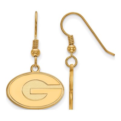 University of Georgia Gold-Plated Sterling Silver UGA Letter G Earrings