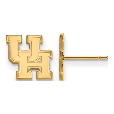 University of Houston Gold-Plated Sterling Silver Extra Small Stud Earrings