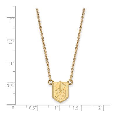 Vegas Golden Knights Gold-Plated Sterling Silver Small Necklace – view 2