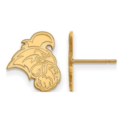 Coastal Carolina University Gold-Plated Sterling Silver Chanticleer Small Stud Earrings