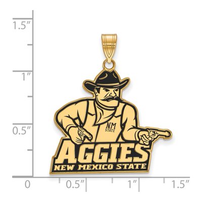 NM State Aggies Extra Large Enamel Pendant – view 2