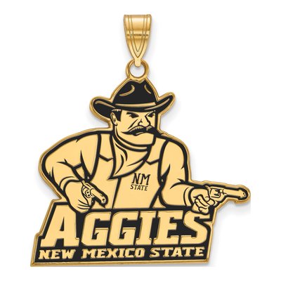 NM State Aggies Extra Large Enamel Pendant