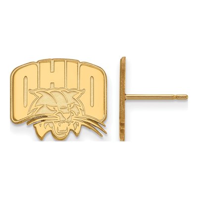 Ohio University Gold-Plated Sterling Silver Stud Earrings