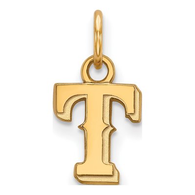 Texas Rangers Gold-Plated Sterling Silver Extra Small Pendant