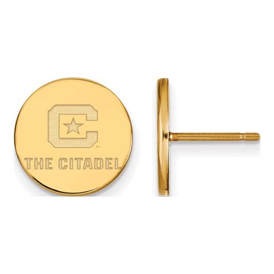 The Citadel Gold-Plated Sterling Silver Small Earrings