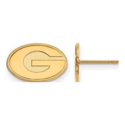 University of Georgia Gold-Plated Sterling Silver UGA Letter G Earrings
