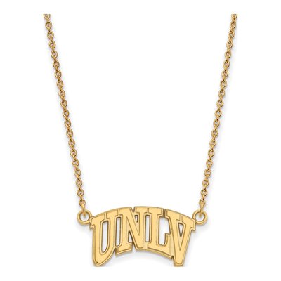 University of Nevada Las Vegas Gold-Plated Sterling Silver UNLV Small Pendant Necklace