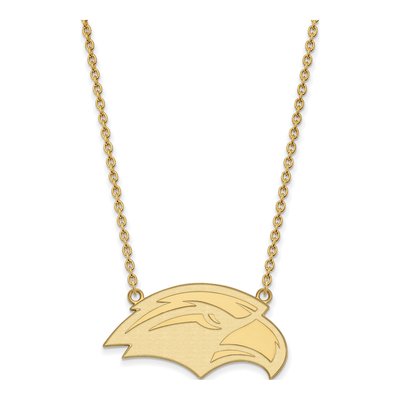 USM Eagle Pendant Necklace, 18" Gold-Plated Silver