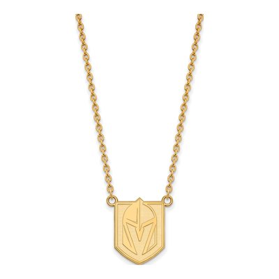 Vegas Golden Knights Gold-Plated Sterling Silver Large Necklace
