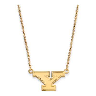 Youngstown State University Gold-Plated Sterling Silver Small Letter Y Pendant Necklace
