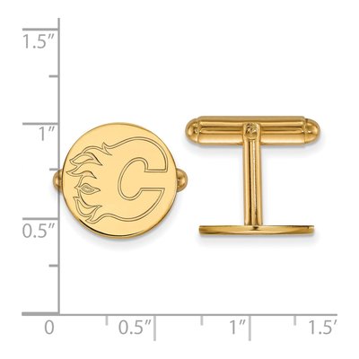 Calgary Flames Cuff Links – view 2