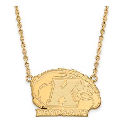 Kent State University Gold-Plated Sterling Silver Large Pendant Necklace