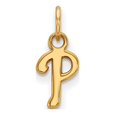 Philadelphia Phillies Gold-Plated Sterling Silver Extra Small Pendant