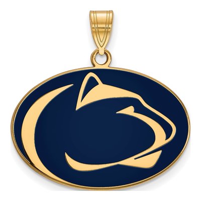 Pennsylvania State University Gold-Plated Sterling Silver Large Penn Lion Pendant