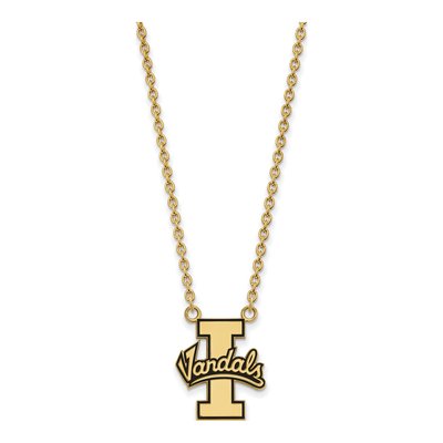 University of Idaho Gold-Plated Sterling Silver Large Of Vandals Pendant Necklace