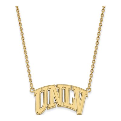 University of Nevada Las Vegas Gold-Plated Sterling Silver UNLV Large Pendant Necklace
