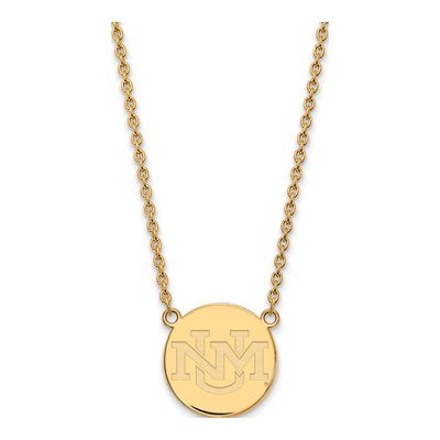 University of New Mexico Gold-Plated Sterling Silver Large Pendant Necklace
