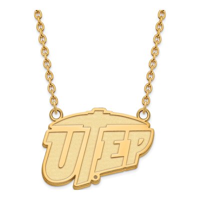 UTEP Miners Large Pendant Necklace