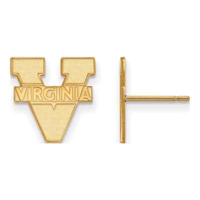 University of Virginia Gold-Plated Sterling Silver Stud Earrings