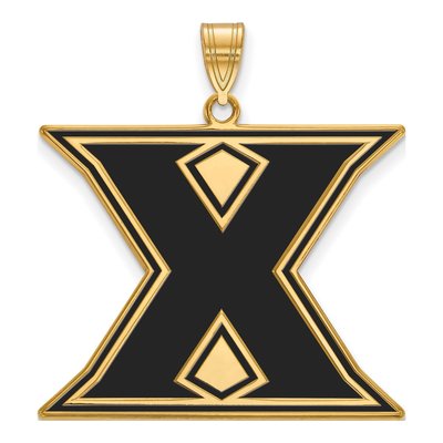 Xavier University Gold-Plated Sterling Silver Extra Large Letter X Pendant
