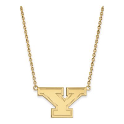 Youngstown State University Gold-Plated Sterling Silver Large Letter Y Necklace