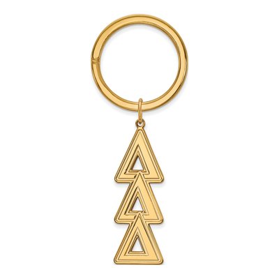 Delta Delta Delta Sorority Key Ring