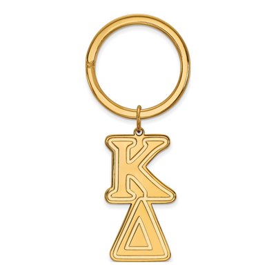 Kappa Delta Gold-Plated Sterling Silver Key Ring