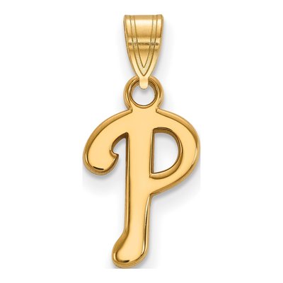 Philadelphia Phillies Gold-Plated Sterling Silver Small Pendant