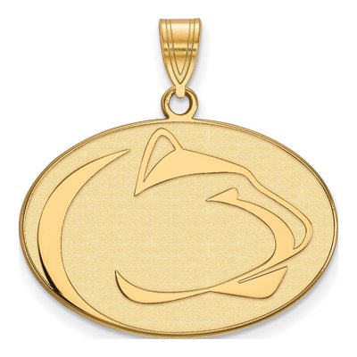 Pennsylvania State University Gold-Plated Sterling Silver Large Penn Lion Pendant
