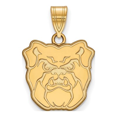 Butler University Gold-Plated Sterling Silver Medium Bulldogs Pendant